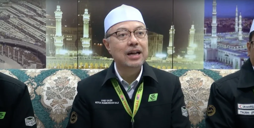 Ketua Rombongan Haji Malaysia Datuk Seri Syed Saleh Syed Abdul Rahman